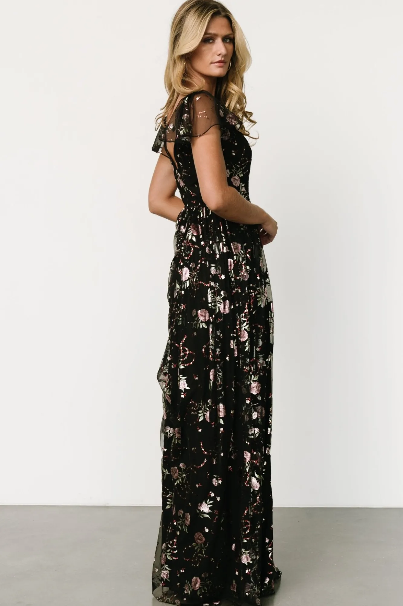 Baltic Born Devany Maxi Dress | Black Multi