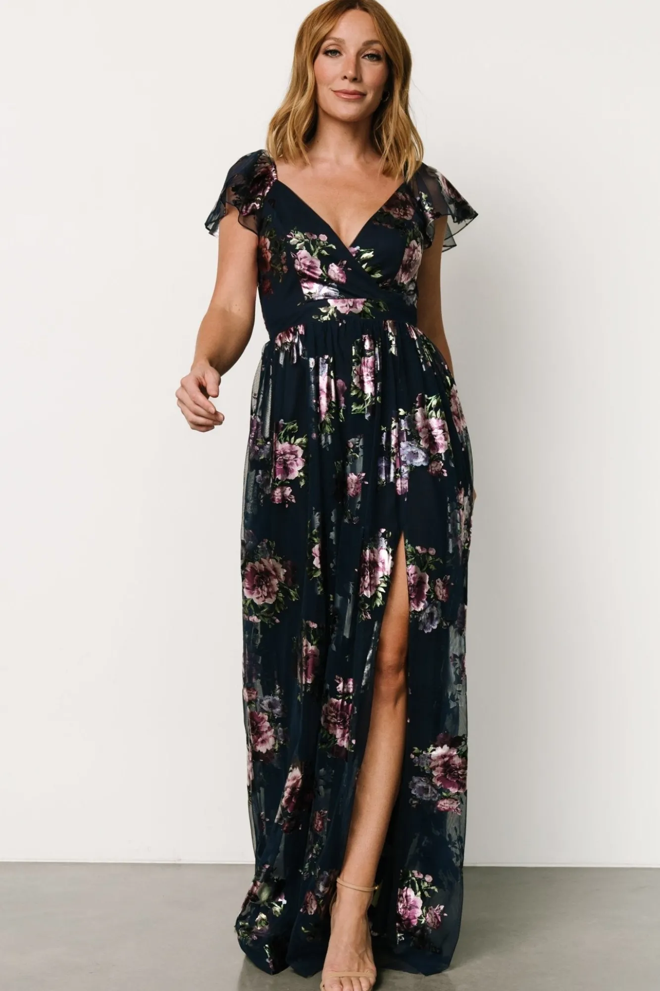 Baltic Born Devany Maxi Dress | Navy Multi