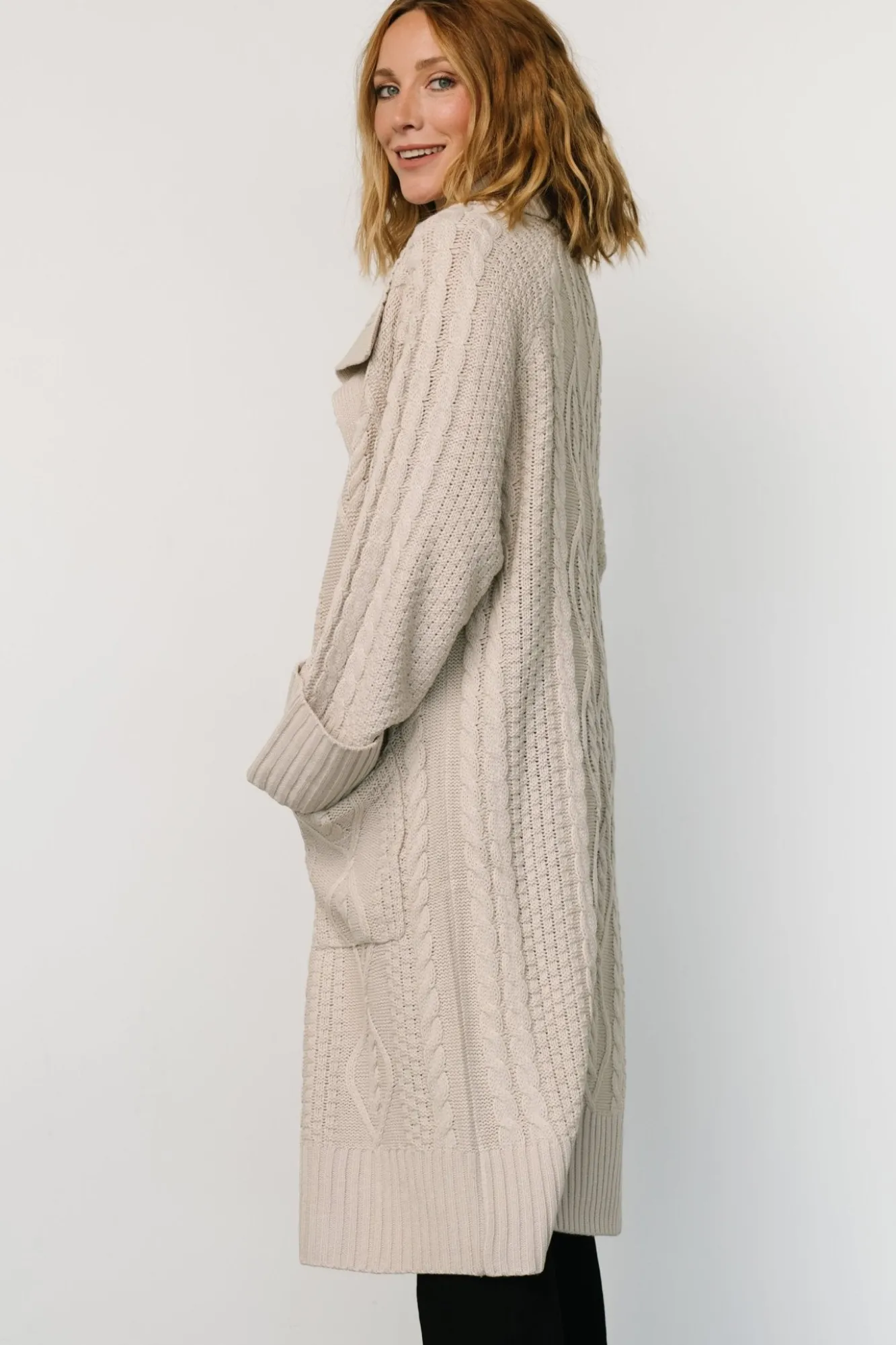Baltic Born Devon Cable Knit Cardigan |