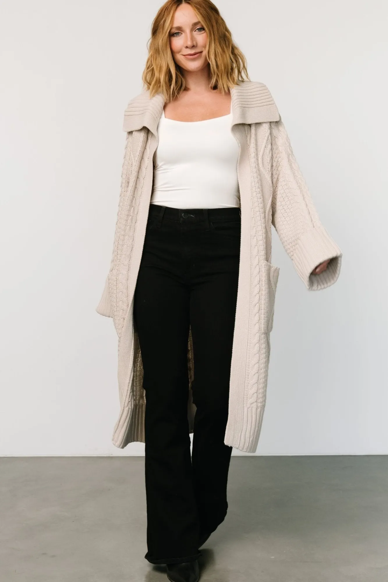 Baltic Born Devon Cable Knit Cardigan |