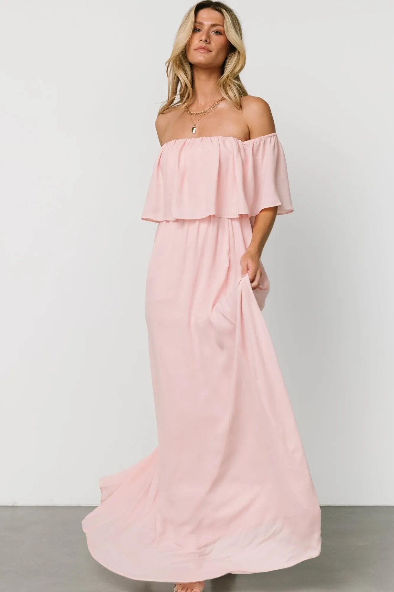 Baltic Born Diana Off Shoulder Maxi Dress |