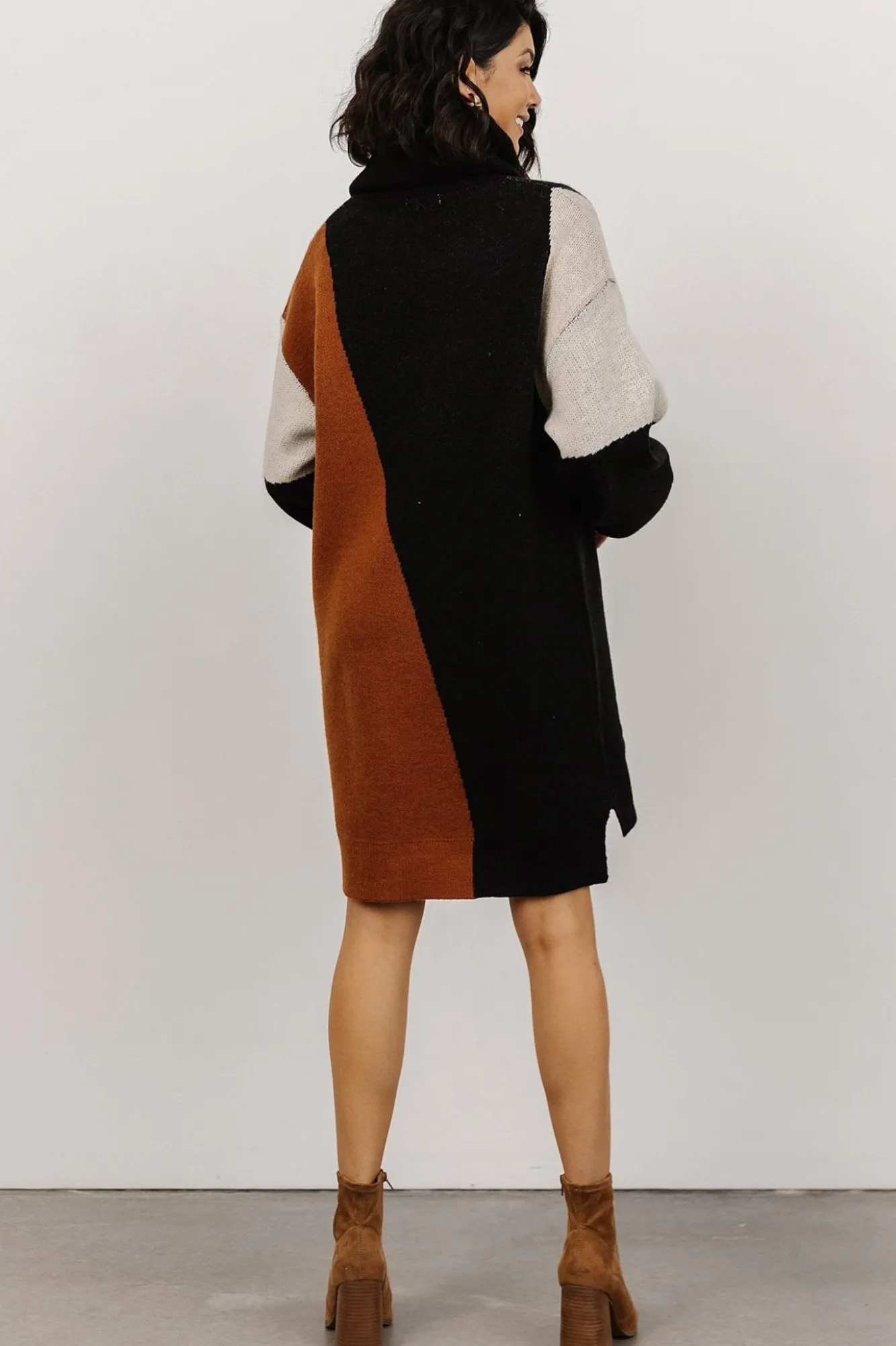Baltic Born Diego Sweater Dress | Black Multi