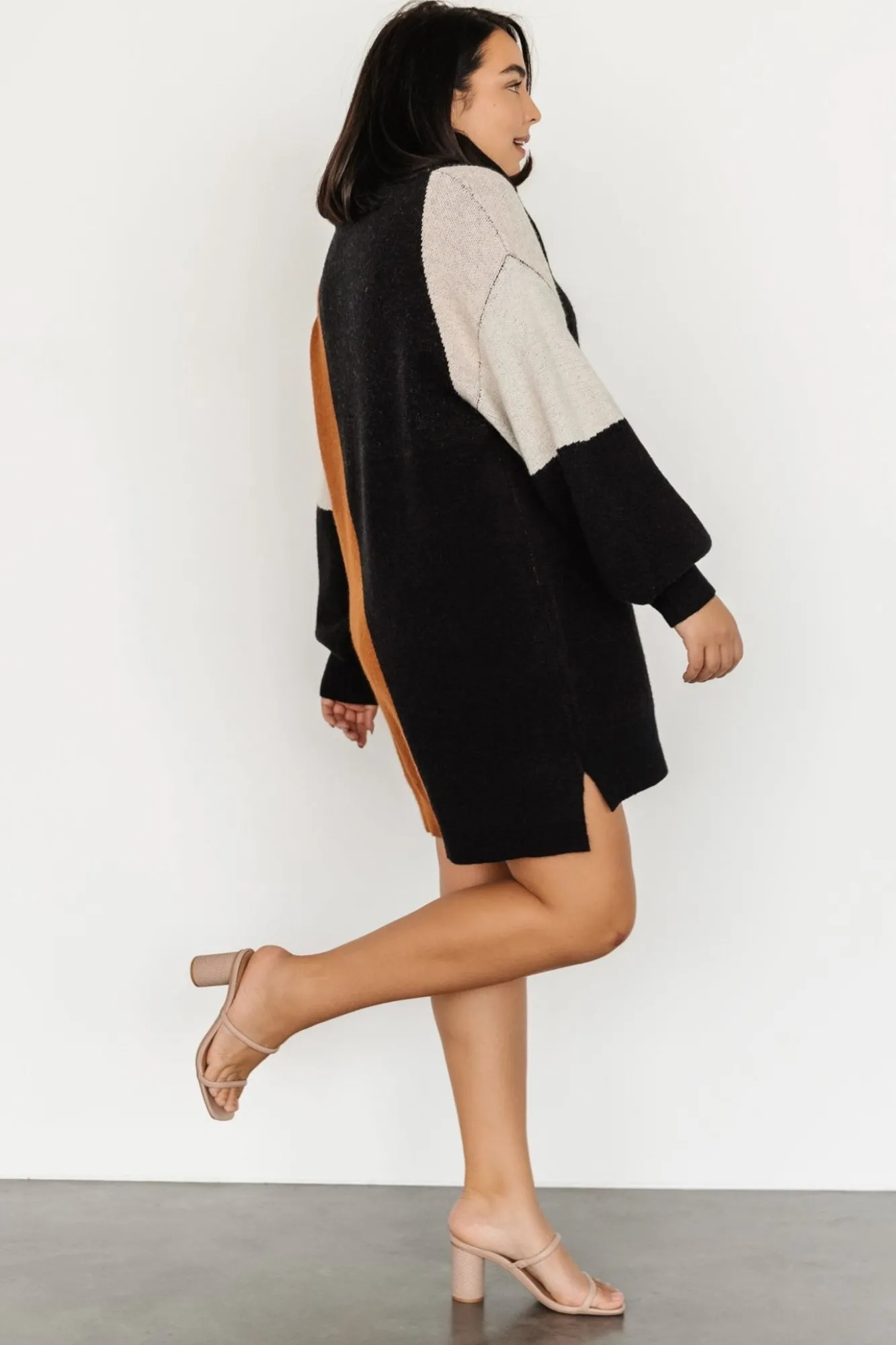 Baltic Born Diego Sweater Dress | Black Multi