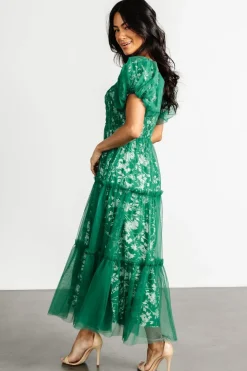 Baltic Born Doria Tulle Floral Maxi Dress |