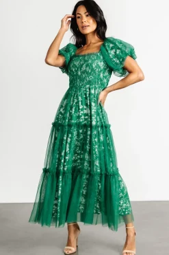 Baltic Born Doria Tulle Floral Maxi Dress |