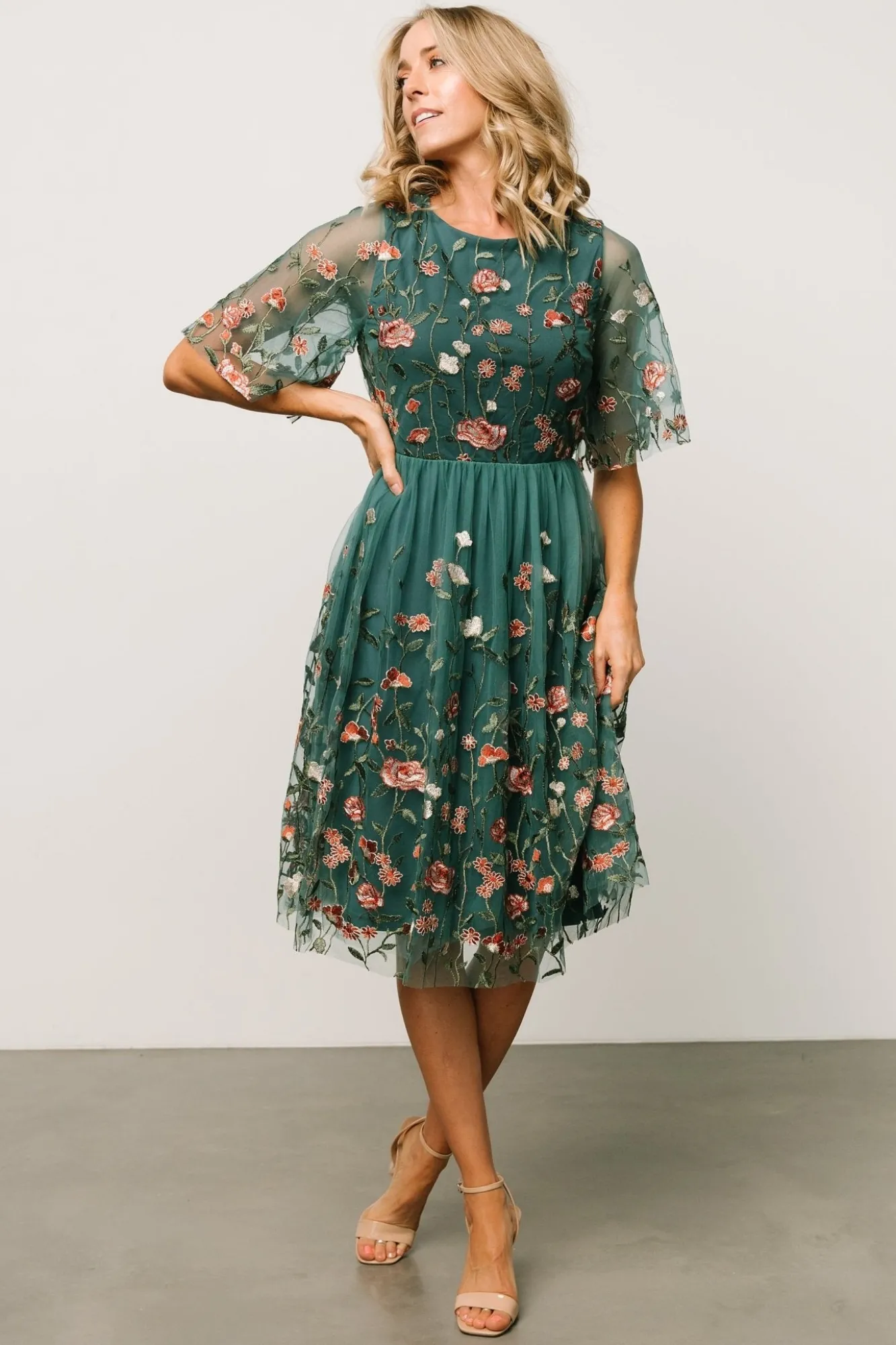 Baltic Born Duchess Tulle Dress | Jade Garden