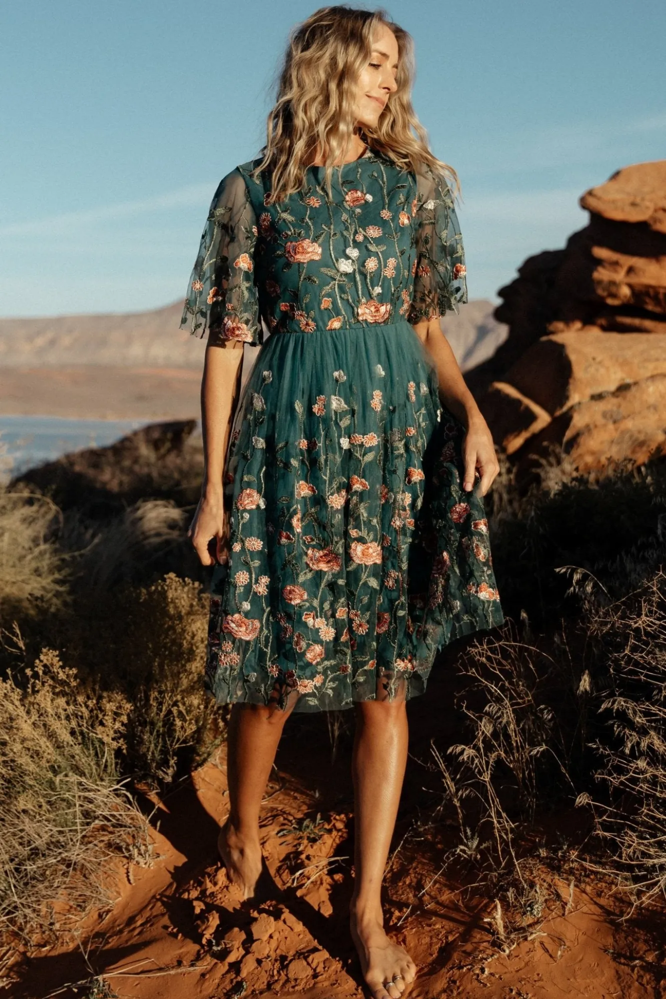 Baltic Born Duchess Tulle Dress | Jade Garden