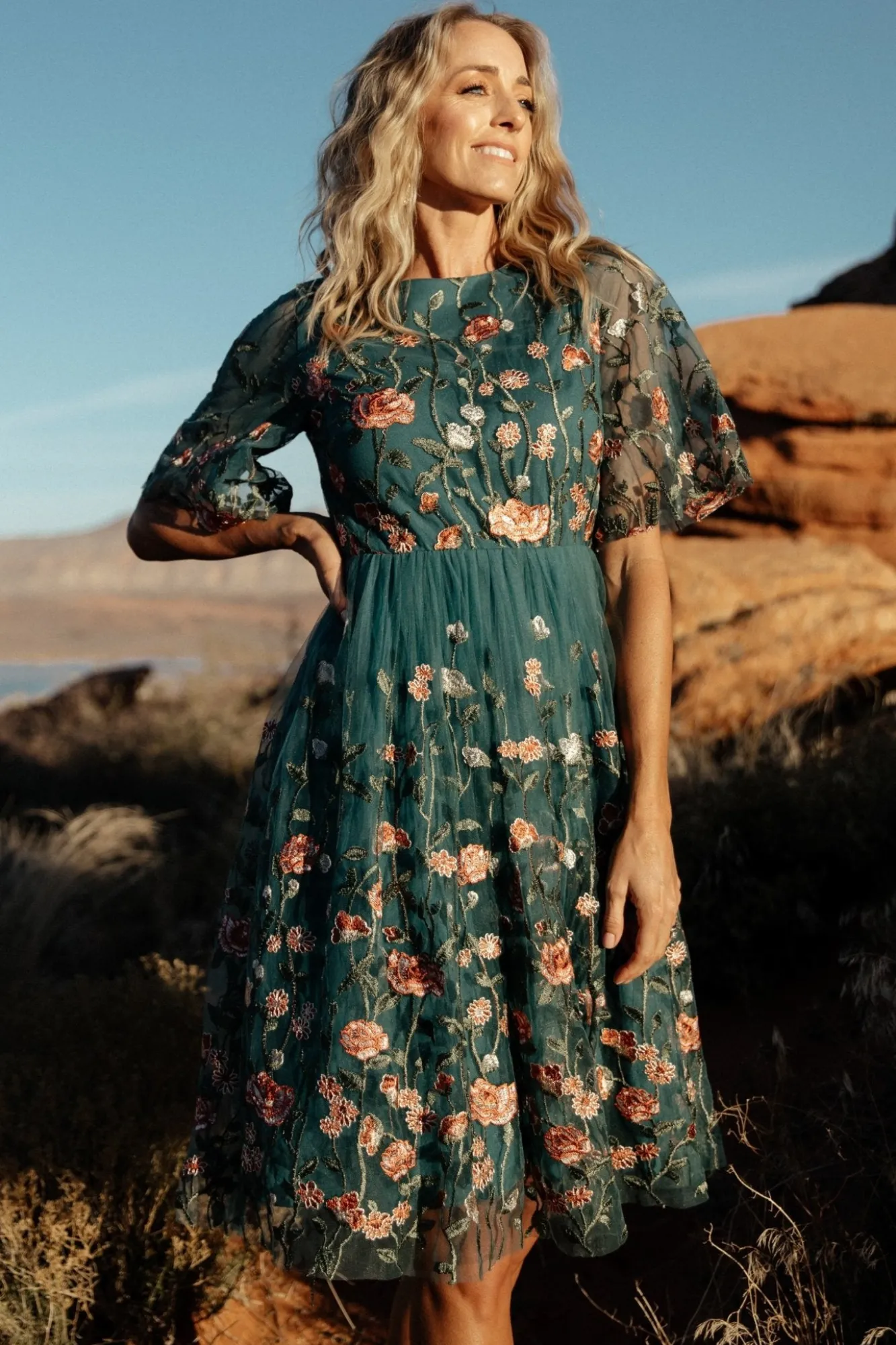 Baltic Born Duchess Tulle Dress | Jade Garden