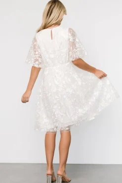 Baltic Born Duchess Tulle Dress | White Garden
