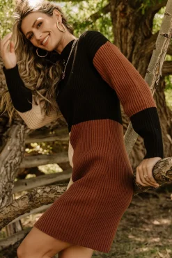 Baltic Born Easton Sweater Dress | Black Multi
