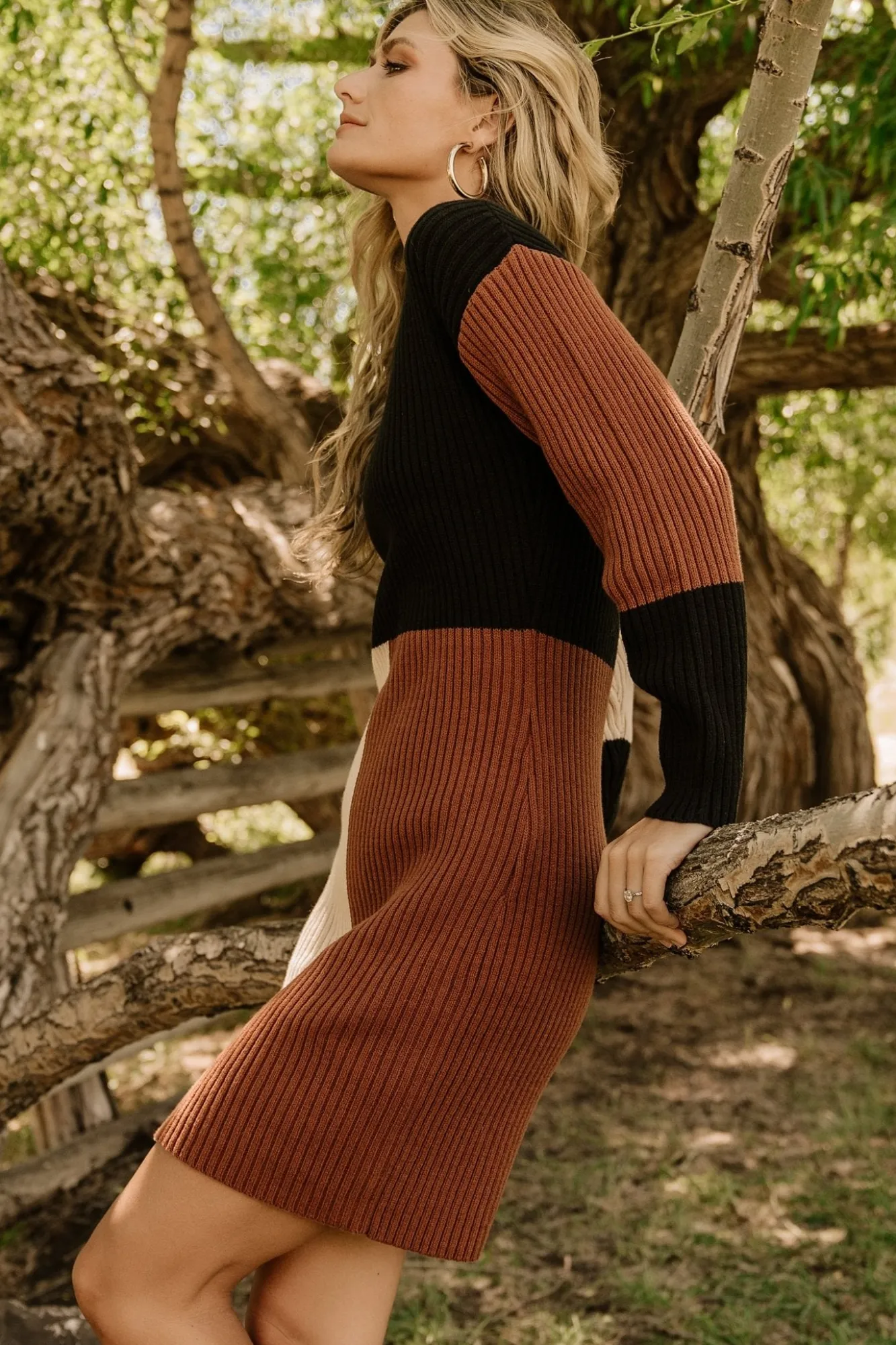 Baltic Born Easton Sweater Dress | Black Multi