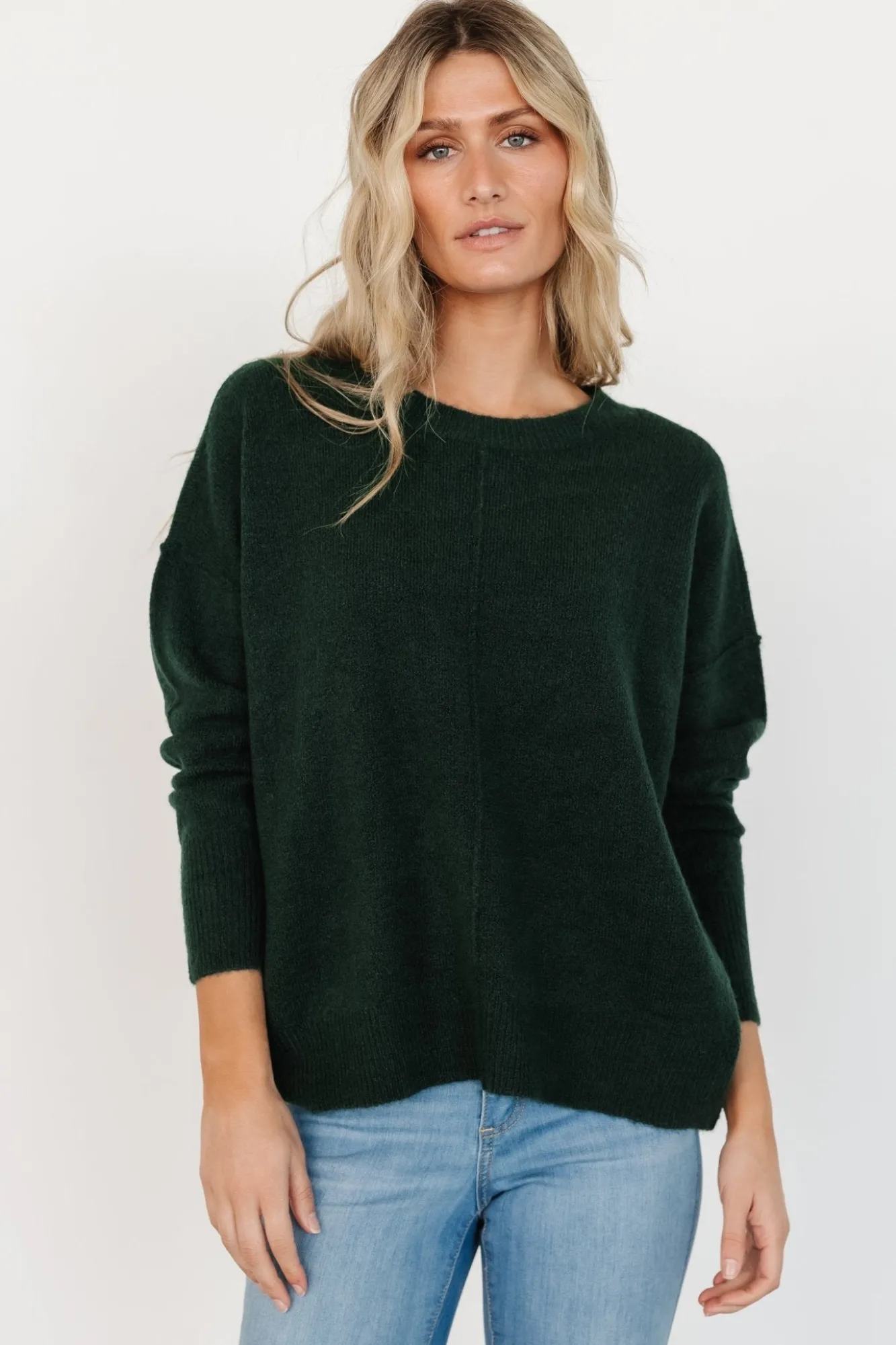 Baltic Born Edmonton Sweater | Dark Green