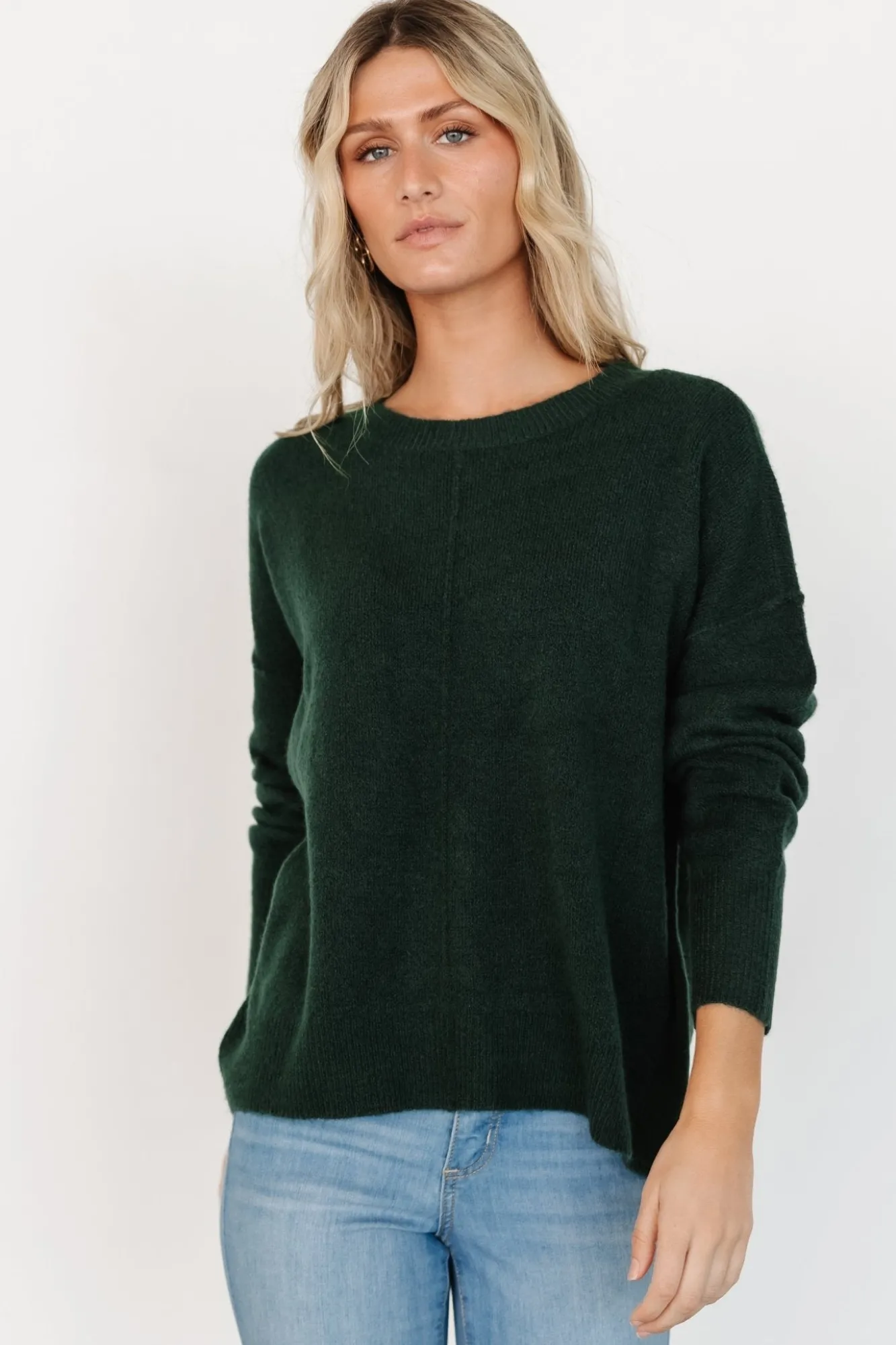 Baltic Born Edmonton Sweater | Dark Green
