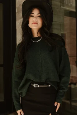 Baltic Born Edmonton Sweater | Dark Green
