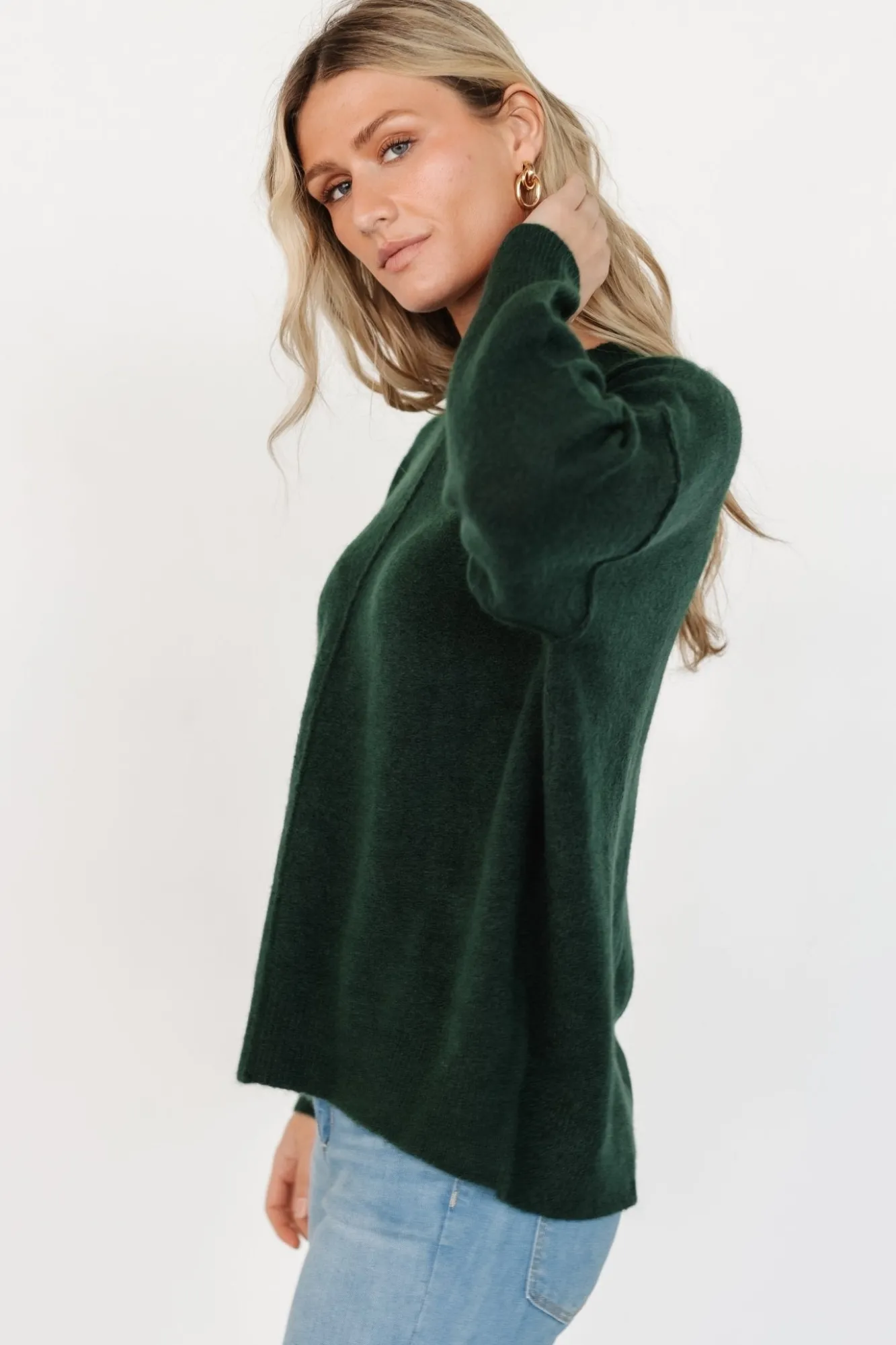 Baltic Born Edmonton Sweater | Dark Green
