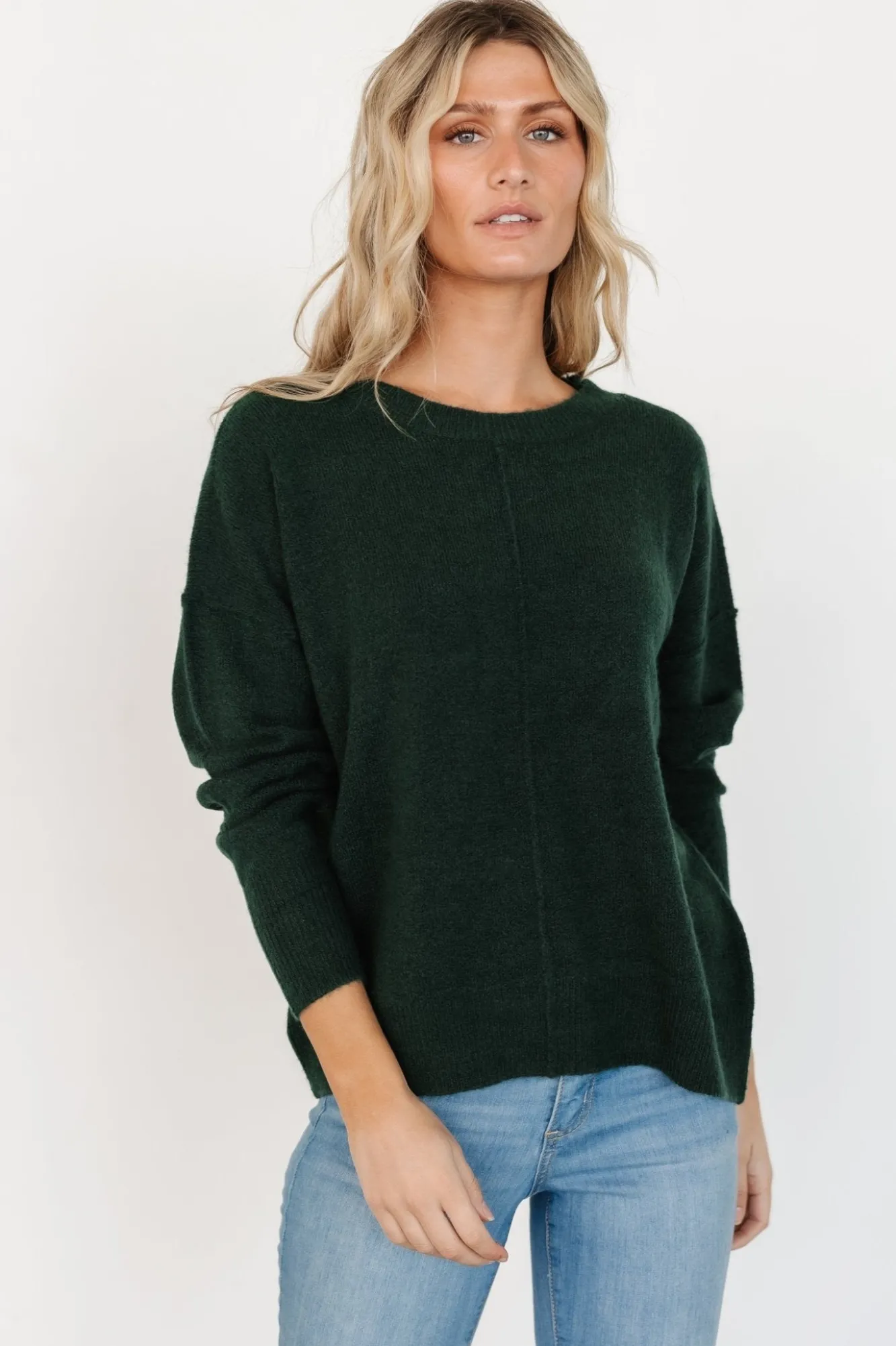 Baltic Born Edmonton Sweater | Dark Green