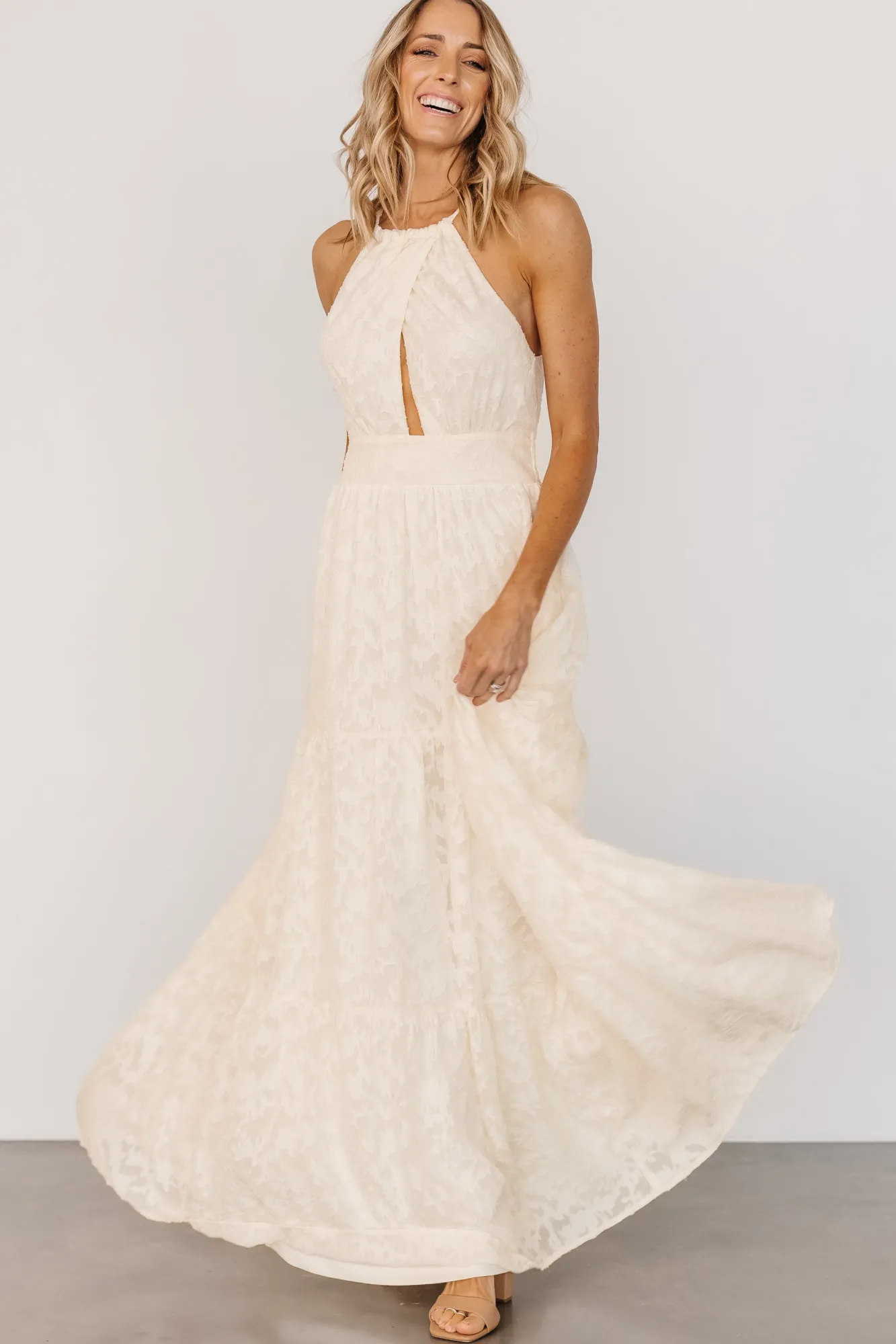 Baltic Born Eilish Embossed Maxi Dress |