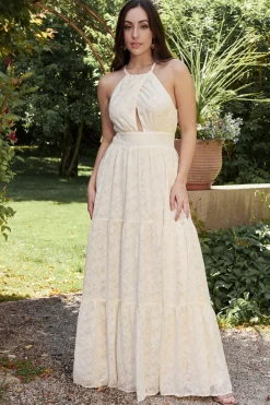Baltic Born Eilish Embossed Maxi Dress |