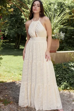 Baltic Born Eilish Embossed Maxi Dress |