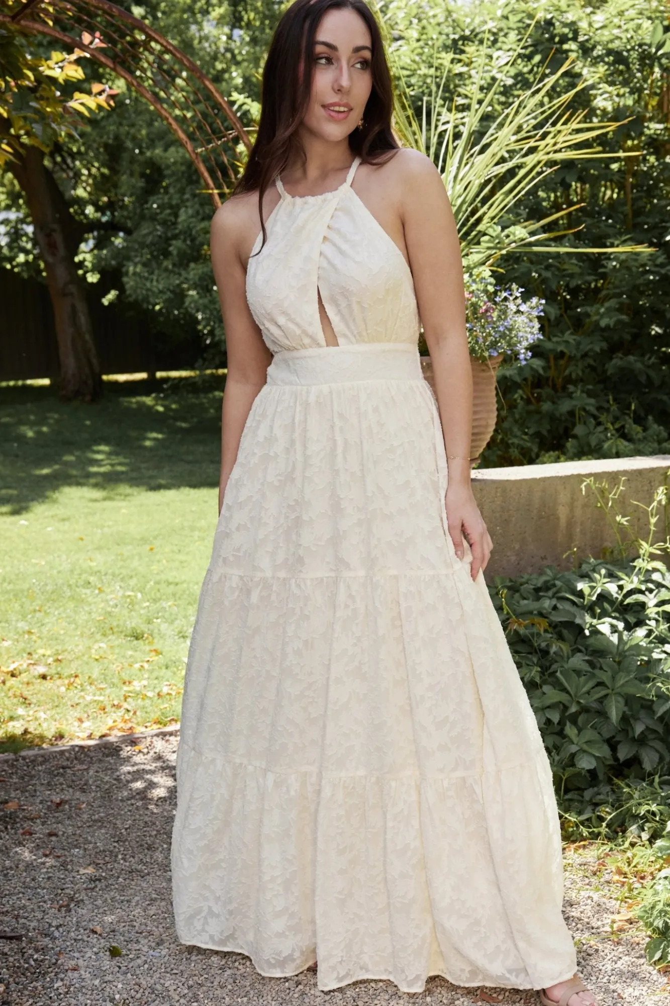 Baltic Born Eilish Embossed Maxi Dress |
