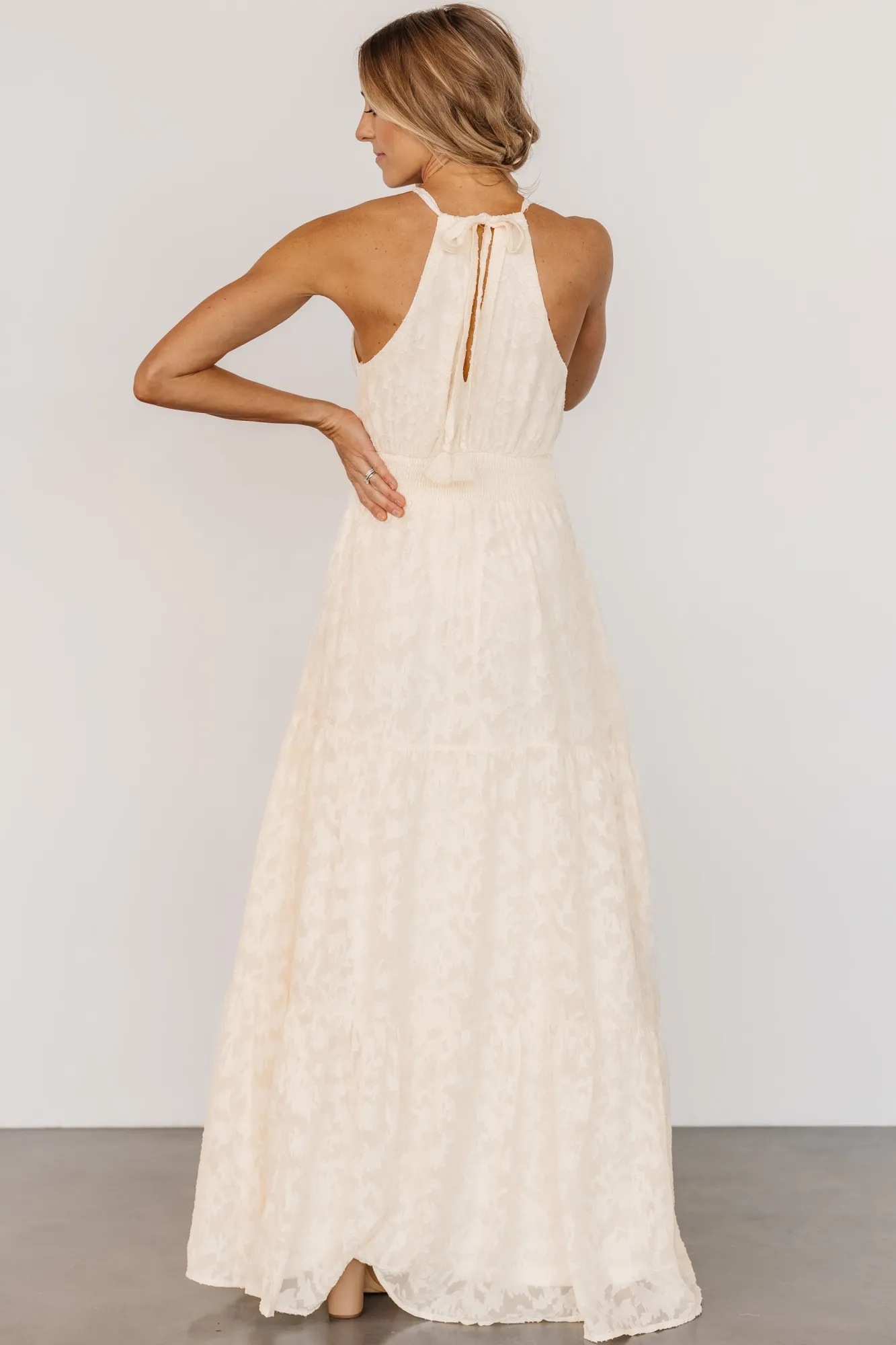 Baltic Born Eilish Embossed Maxi Dress |