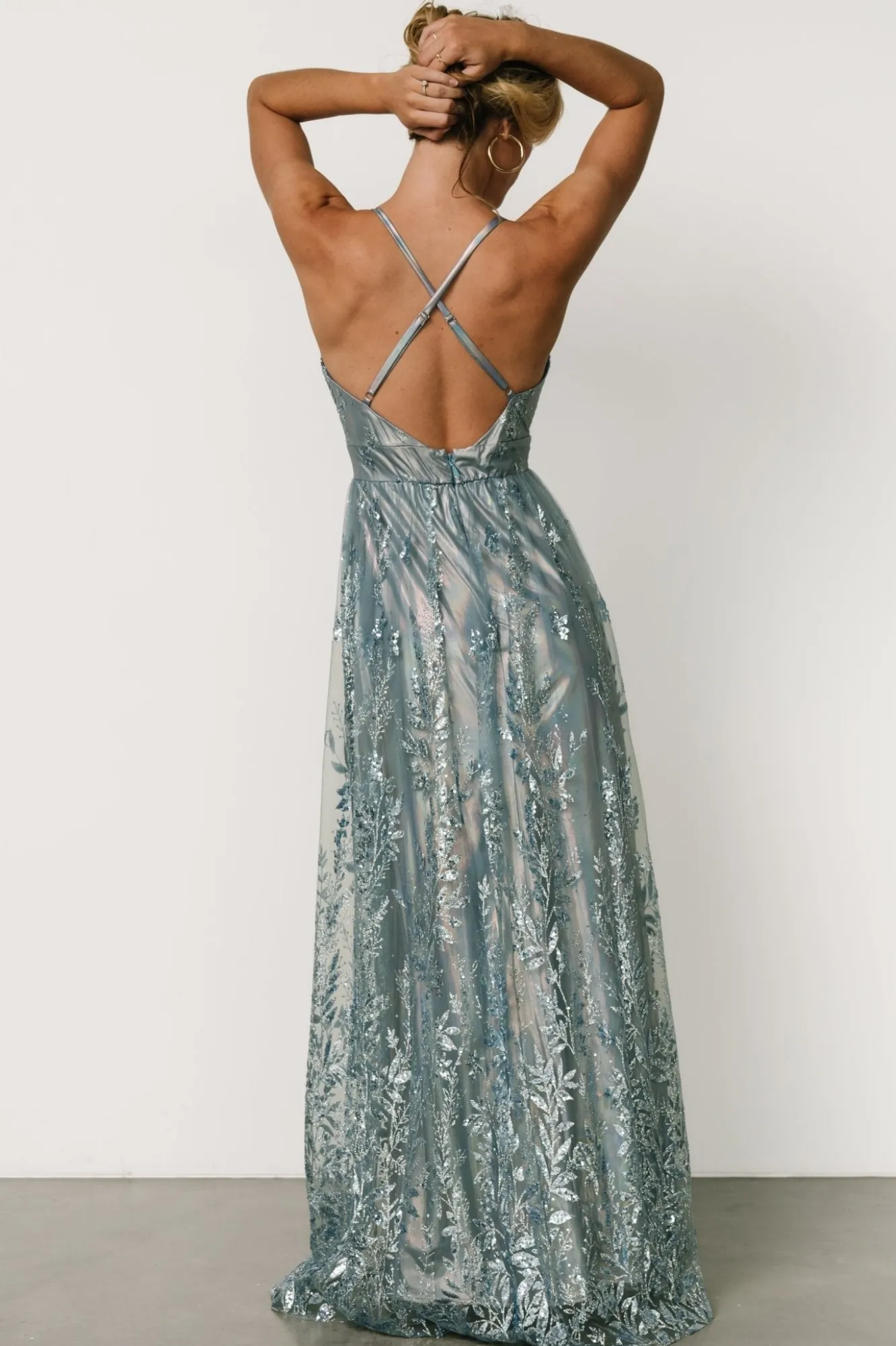 Baltic Born Eirena Sparkle Gown | Light Blue