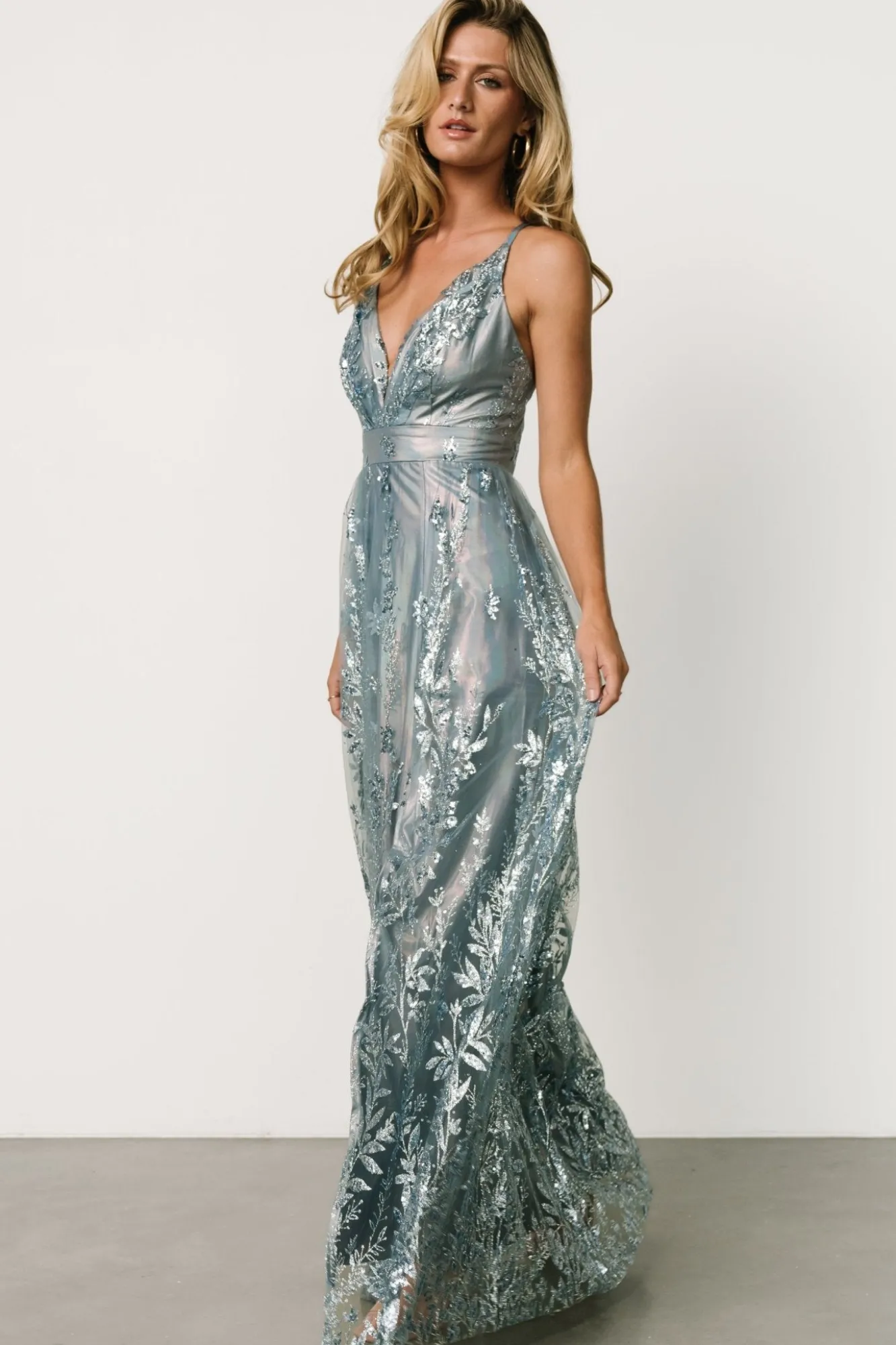 Baltic Born Eirena Sparkle Gown | Light Blue