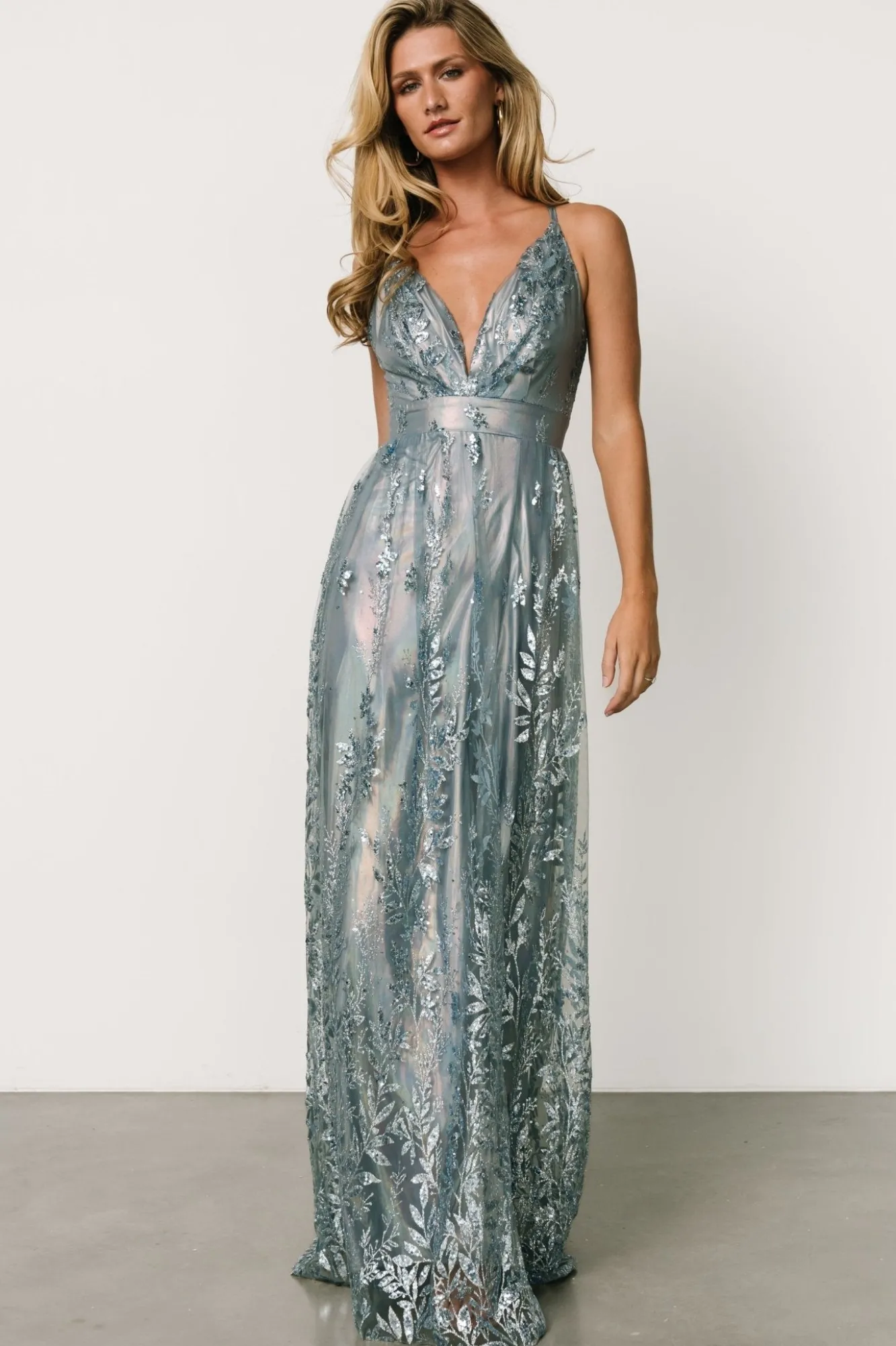 Baltic Born Eirena Sparkle Gown | Light Blue