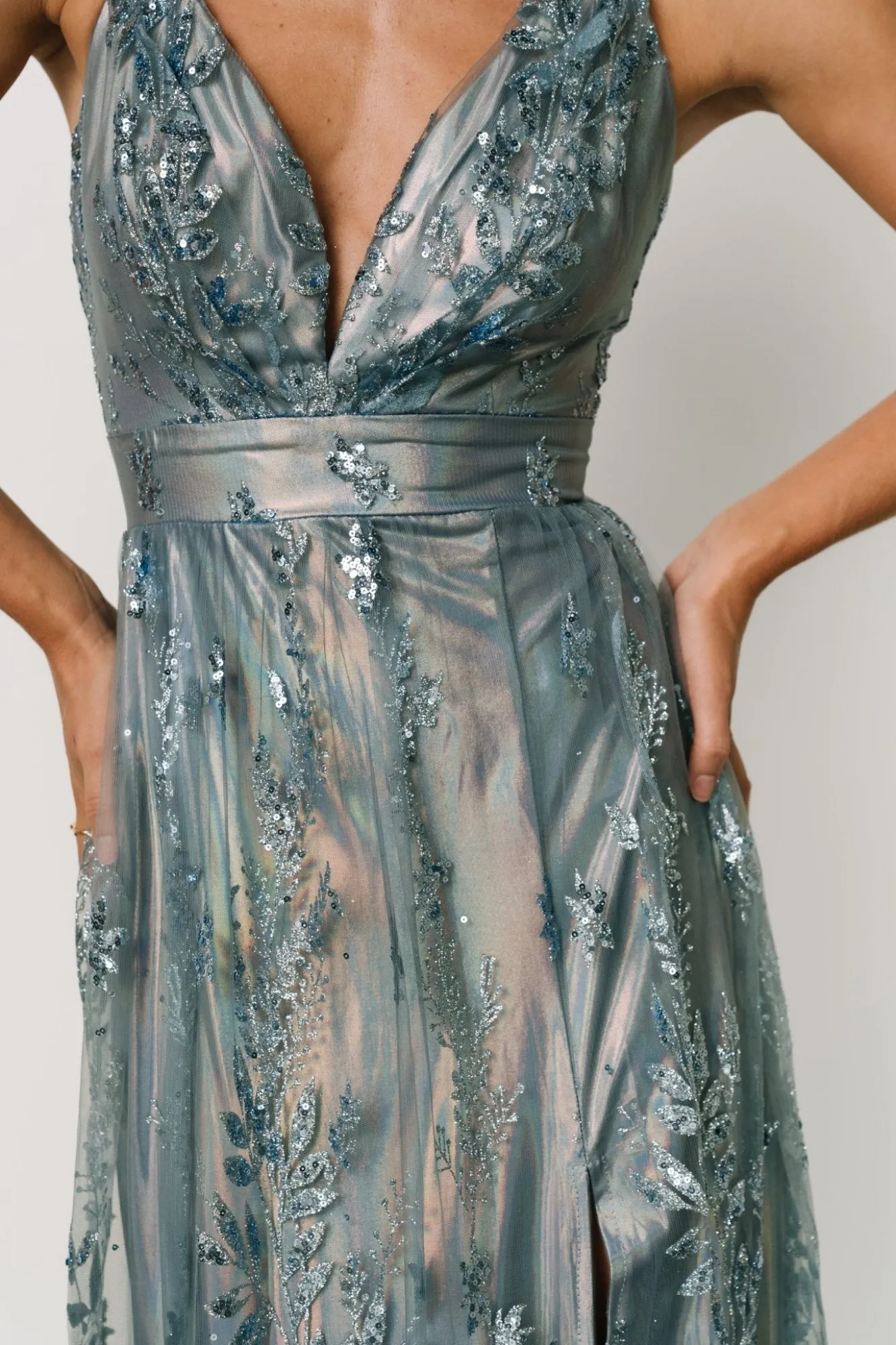 Baltic Born Eirena Sparkle Gown | Light Blue