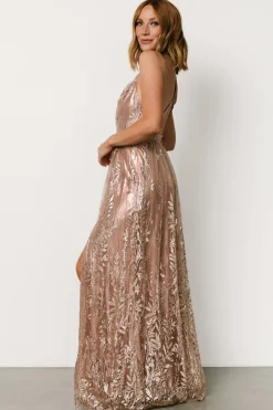 Baltic Born Eirena Sparkle Gown | Rose + Gold