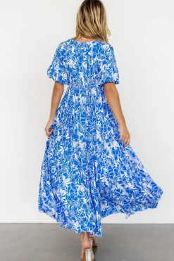 Baltic Born Elaine Maxi Dress | Blue + White