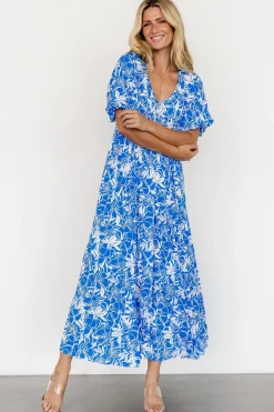Baltic Born Elaine Maxi Dress | Blue + White