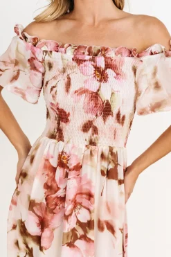 Baltic Born Elina Maxi Dress | Mauve Multi Floral