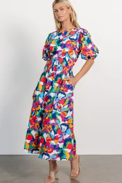 Baltic Born Elisa Open Back Dress | Multi Print
