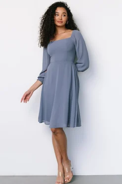 Baltic Born Elise Short Dress | Whisper Blue