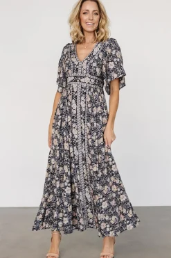 Baltic Born Elissa Maxi Dress | Midnight Floral