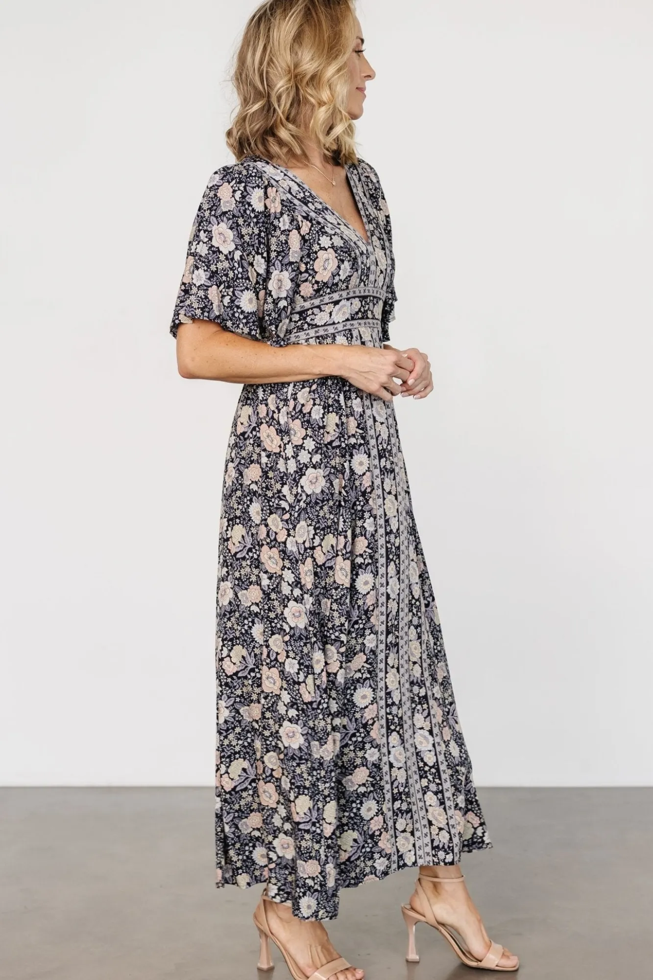 Baltic Born Elissa Maxi Dress | Midnight Floral