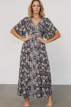 Baltic Born Elissa Maxi Dress | Midnight Floral