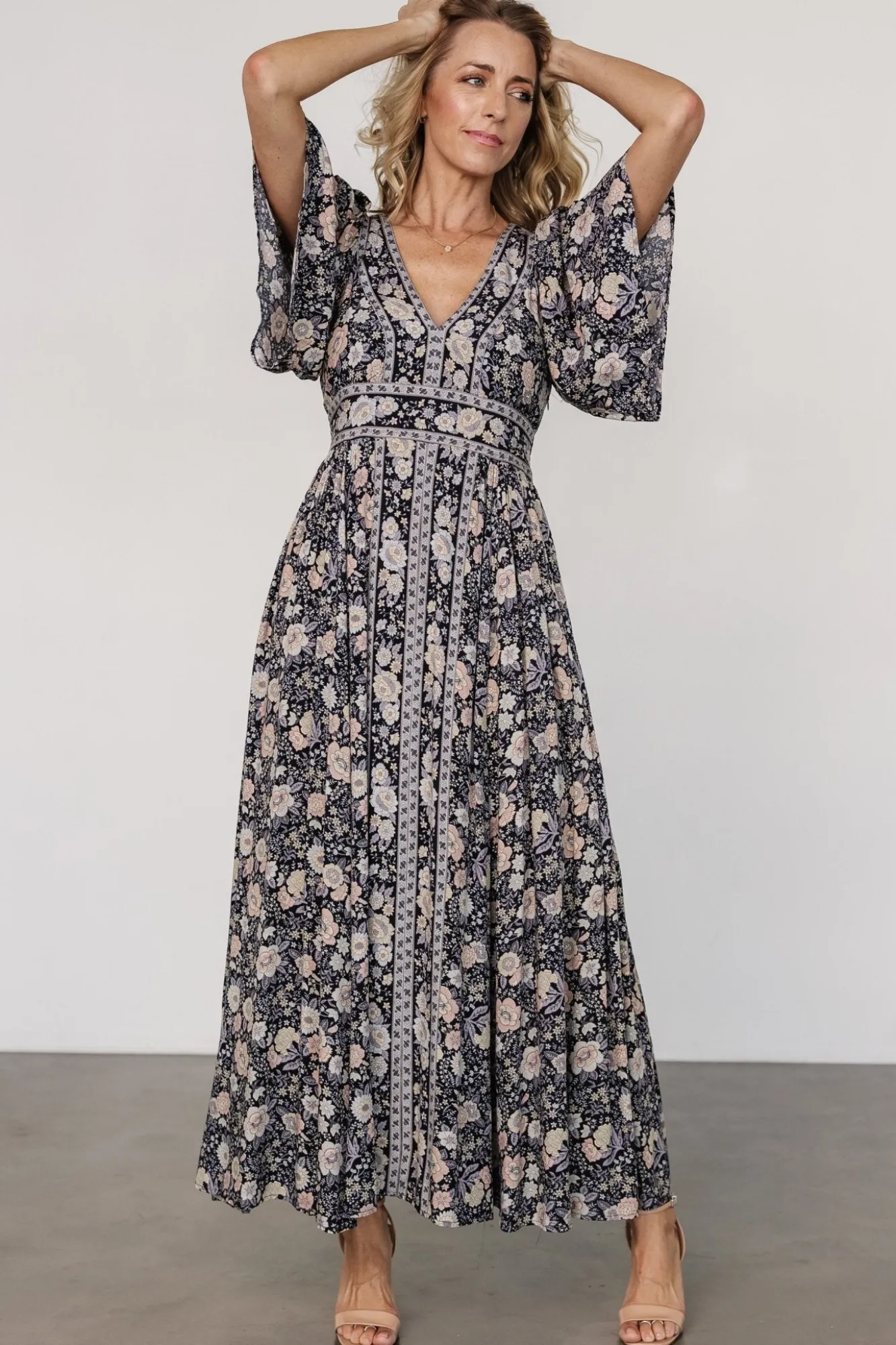 Baltic Born Elissa Maxi Dress | Midnight Floral