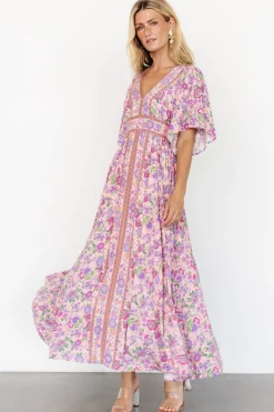 Baltic Born Elissa Maxi Dress | Pink Multi Floral