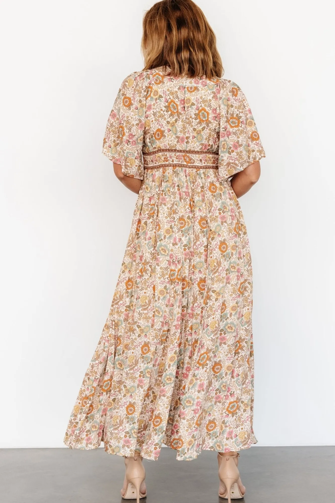 Baltic Born Elissa Maxi Dress | Vintage Cream Floral