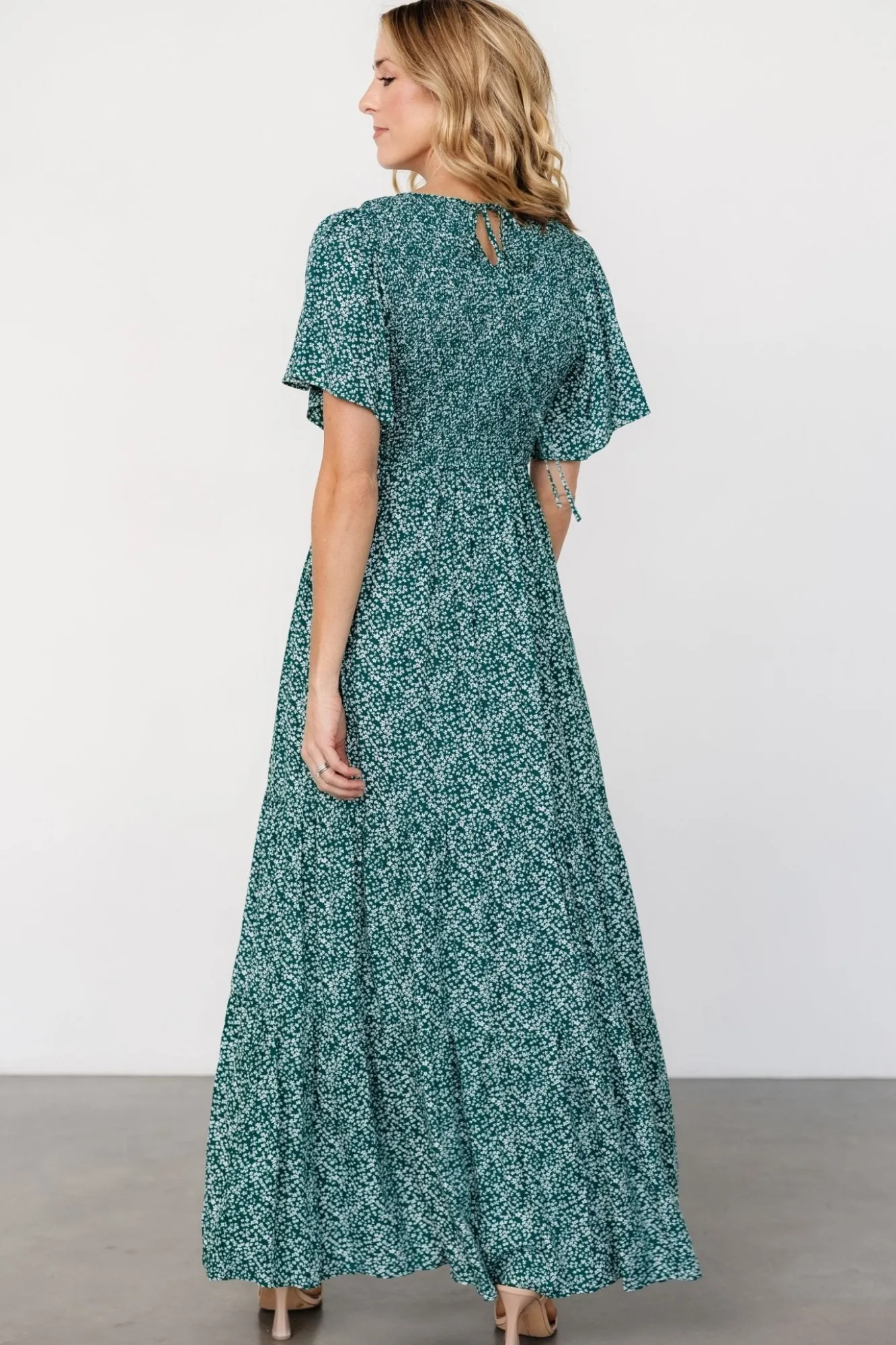 Baltic Born Eliza Maxi Dress | Green Print