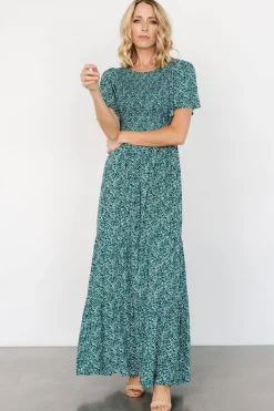 Baltic Born Eliza Maxi Dress | Green Print