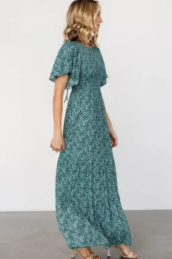 Baltic Born Eliza Maxi Dress | Green Print