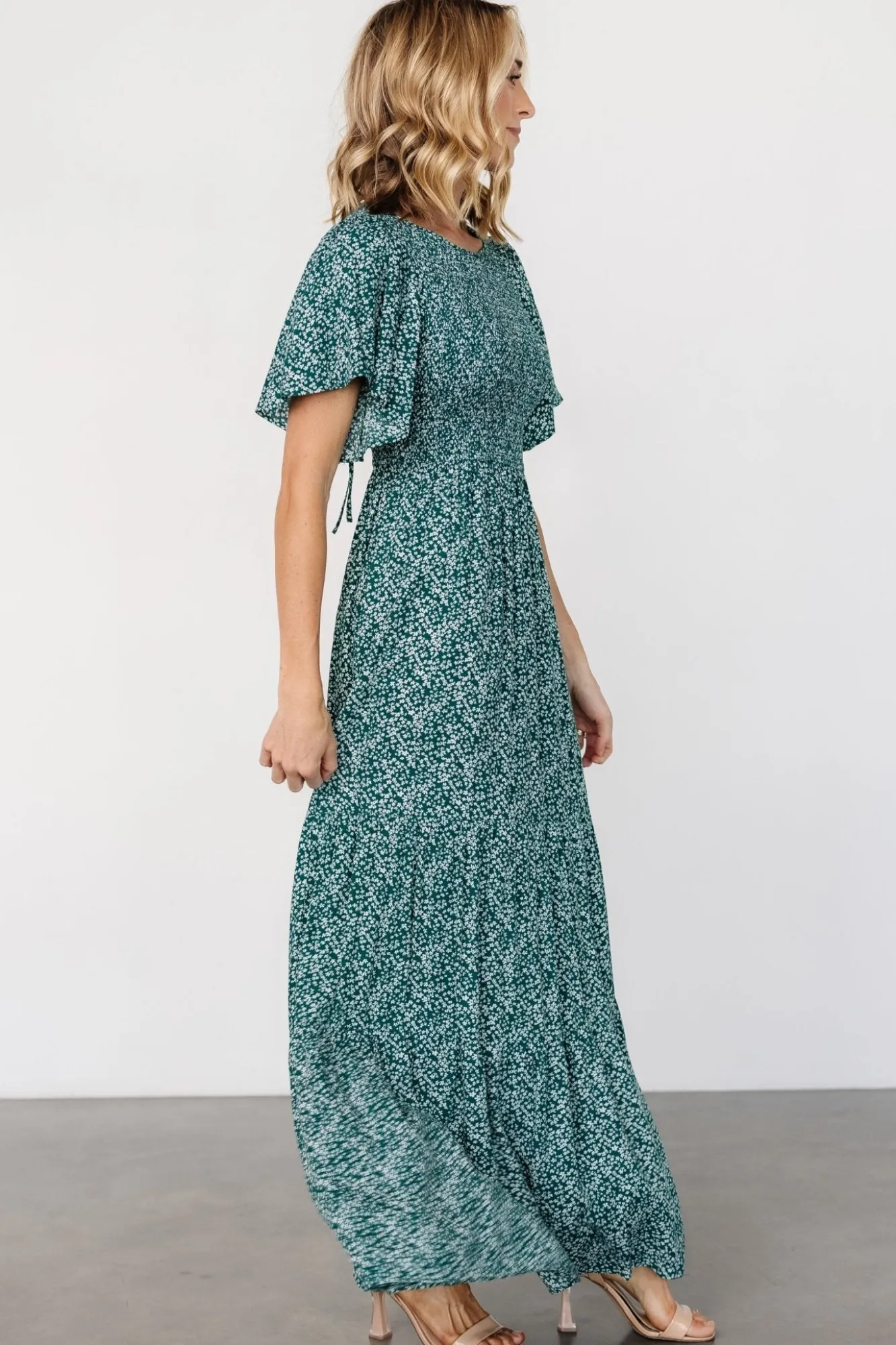 Baltic Born Eliza Maxi Dress | Green Print