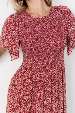 Baltic Born Eliza Maxi Dress | Rust Print
