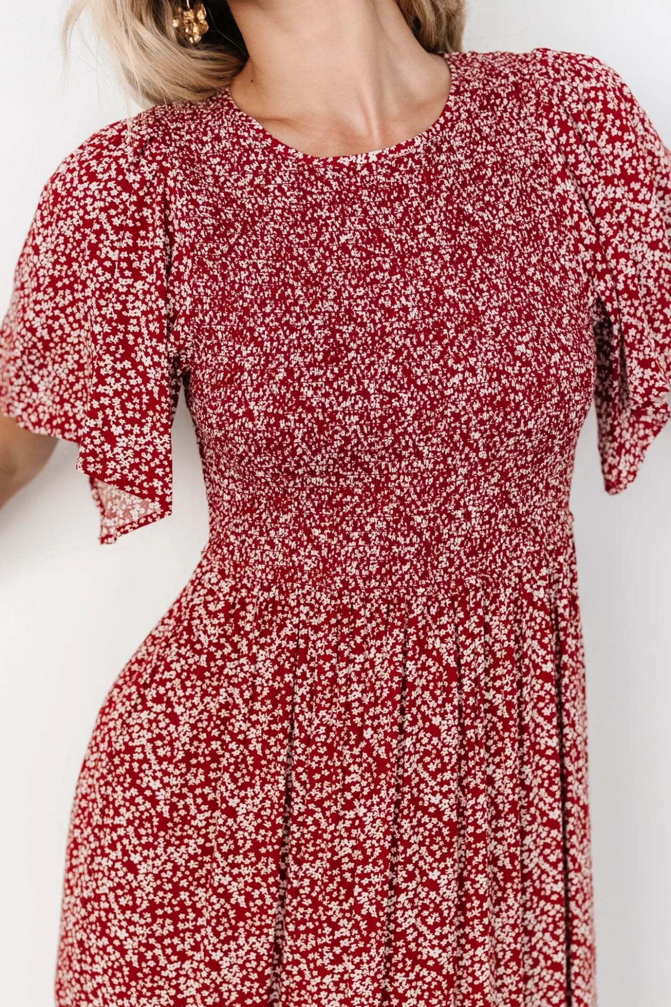 Baltic Born Eliza Maxi Dress | Rust Print