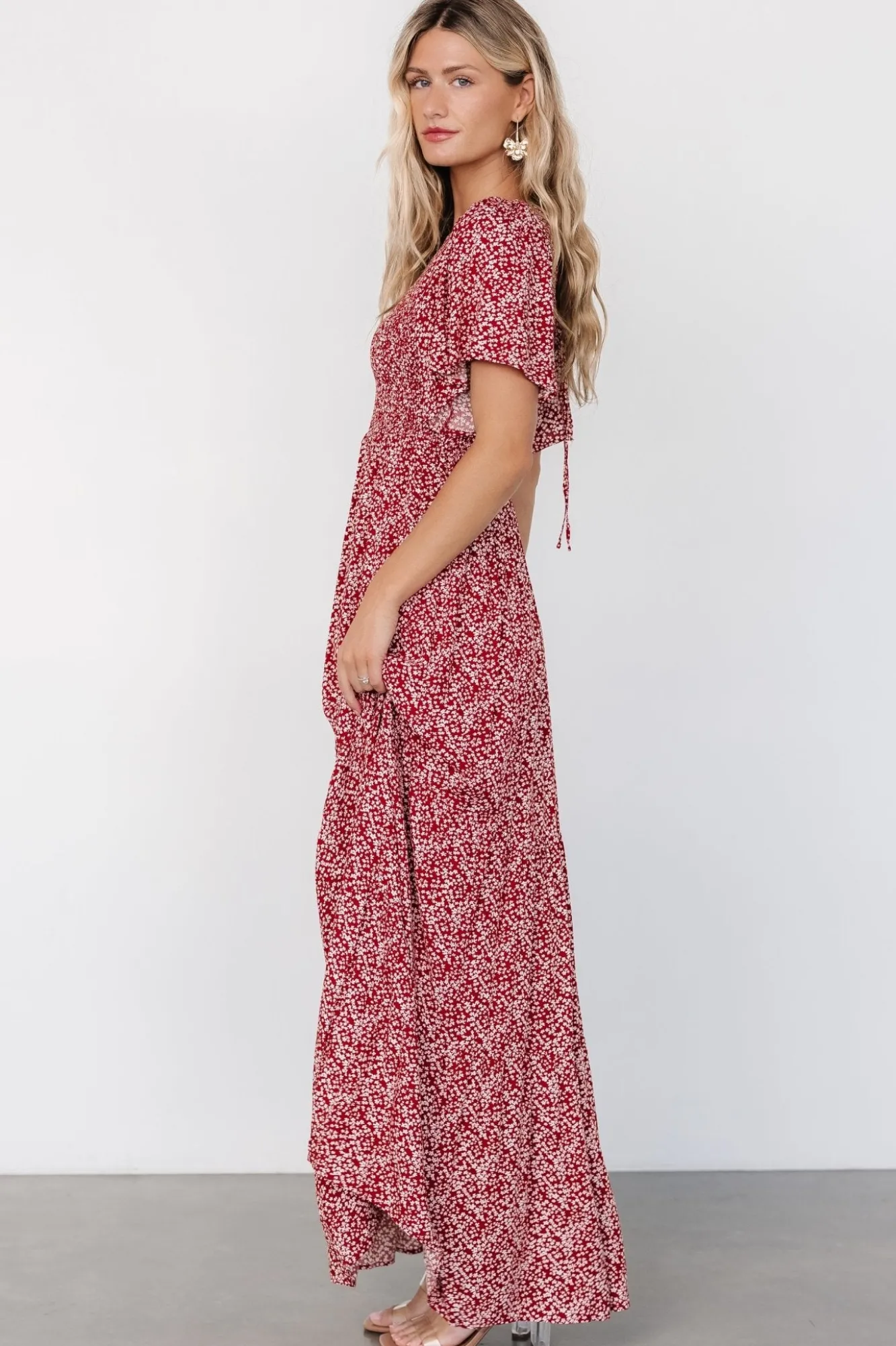 Baltic Born Eliza Maxi Dress | Rust Print