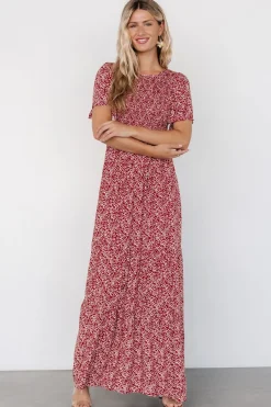 Baltic Born Eliza Maxi Dress | Rust Print