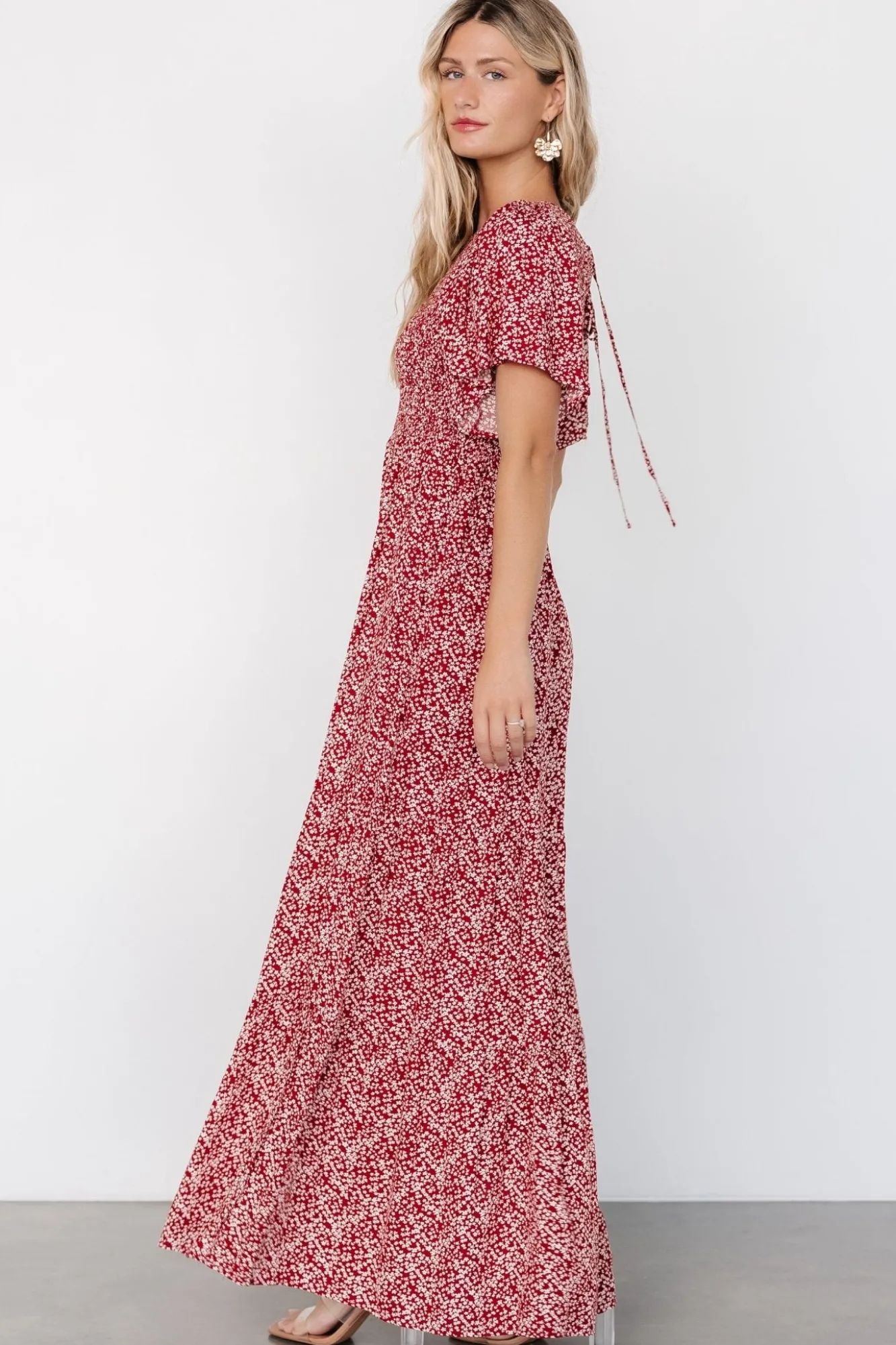 Baltic Born Eliza Maxi Dress | Rust Print